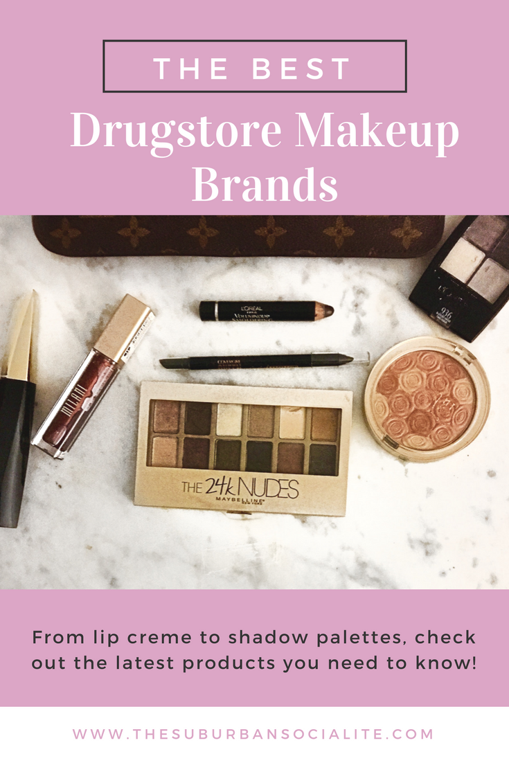 Favorite Drugstore Makeup Brands - The Suburban Socialite